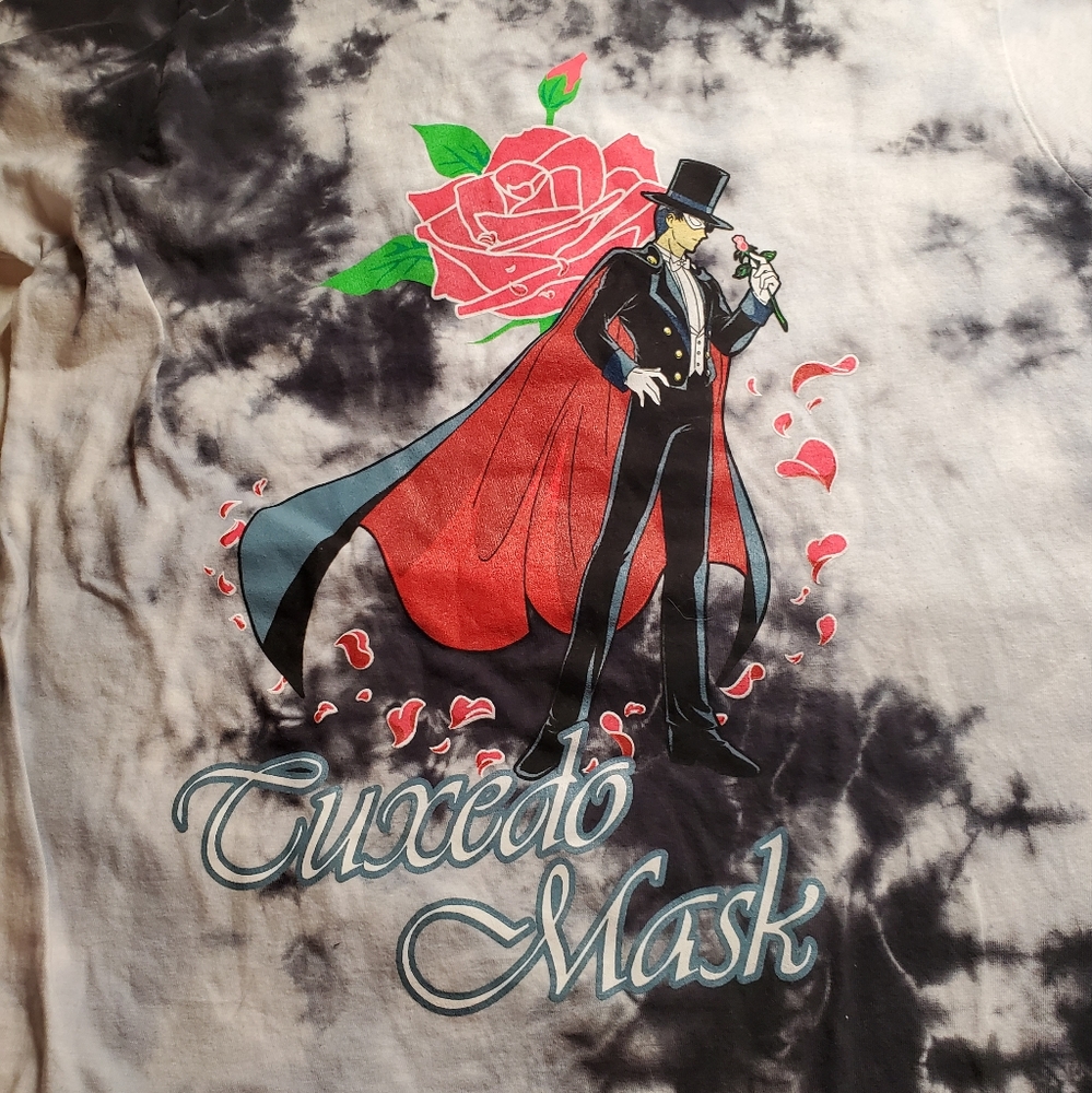 Sailor Moon Tuxedo Mask Tee NWOT READ DESCRIPTION FOR SIZING INFO